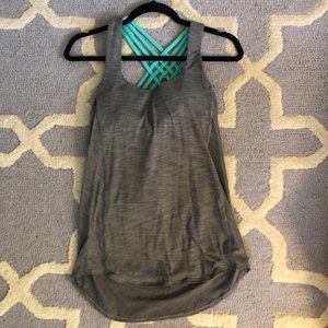 Lululemon Free to be Wild Tank Blue Grey Size 6